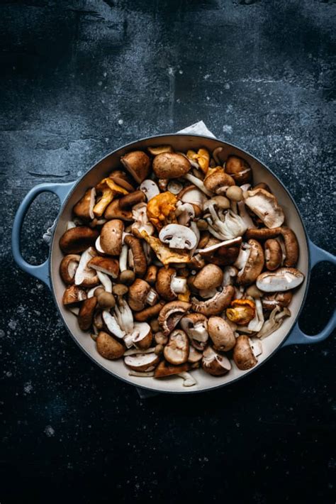 Pan Seared Wild Mushrooms - Quick & Easy - Crowded Kitchen