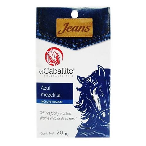 Colorante Para Telas El Caballito Azul Mezclilla 20g Walmart