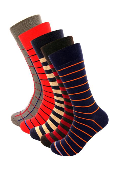 Носки 5 пар Tezido Stripes, цвет: красный, MP002XM165L2 — купить в ...