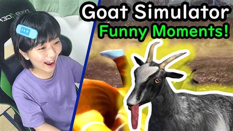 Goat Simulator Funny Moments Pc Video Gameplay By Luna Youtube