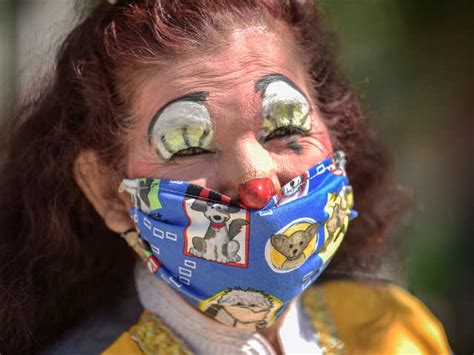 In Latin America, face masks become a form of expression - Clown mask ...