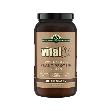 Martin And Pleasance Vital Protein 100 Natural Plant Based Pea Protein Isolate Chocolate 500g