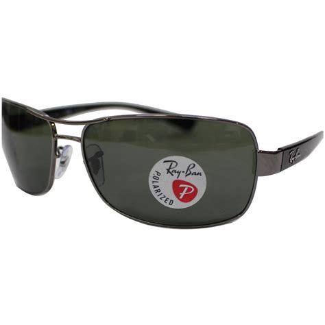 Ray Ban Rb3379 004 58 64 Sunglasses Dark Green Polarized Lens