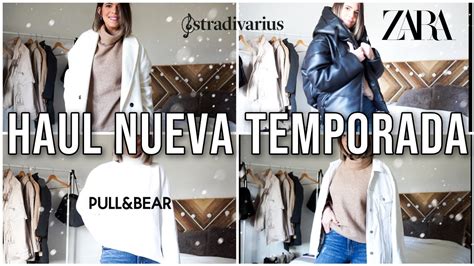 TRY ON HAUL NUEVA TEMPORADA ZARA PULL BEAR STRADIVARIUS YouTube