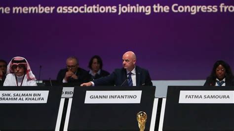 Infantino Mikt Op Derde Termijn Bij De Fifa Voetbal International