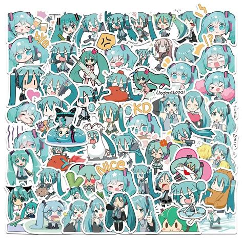 Hatsune miku stickers, Hobbies & Toys, Memorabilia & Collectibles, J ...