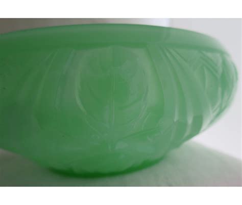 Jobling Uranium Glass Bowl Vintage Treasure