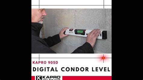 Kapro 905D digitális vízmérték LCD kijelzővel - YouTube