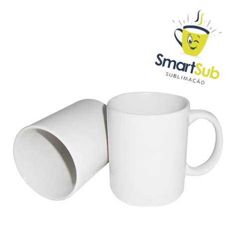 Caneca Porcelana Branca Smartsub Ml Oz Hipermidia Info Sublima O