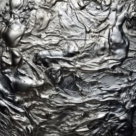 Premium Ai Image Silver Texture