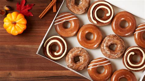 Pumpkin Spice Doughnuts Are Available Now At Krispy Kreme