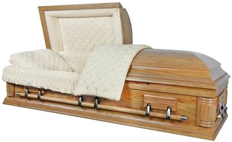 Dayton Oak Solid Oak Wood Casket Express Casket