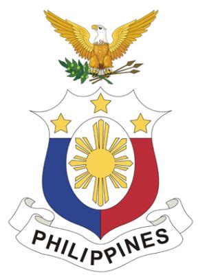 National Arms Of The Philippines Coat Of Arms Crest Of National