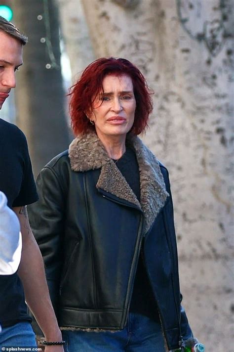 Sharon Osbourne Appears Dishevelled As She Steps Out With Wet Hair