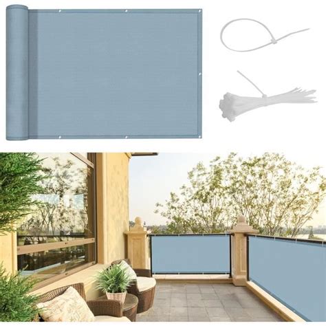 Brise Vue Pour Balcon X Cm Couverture De Cran Jardin Pes Uv