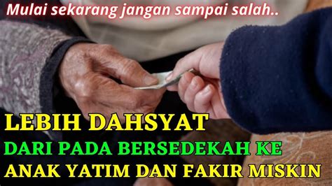 PANTES MALAH MISKIN JANGAN SEPERTI INI LAGI DARI SEKARANG SEDEKAH