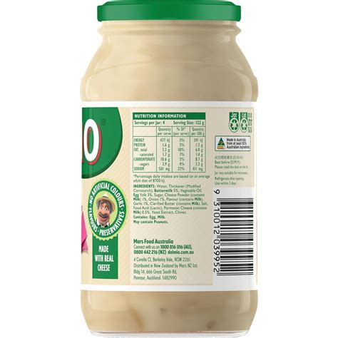 Dolmio Creamy Carbonara Pasta Sauce G Woolworths