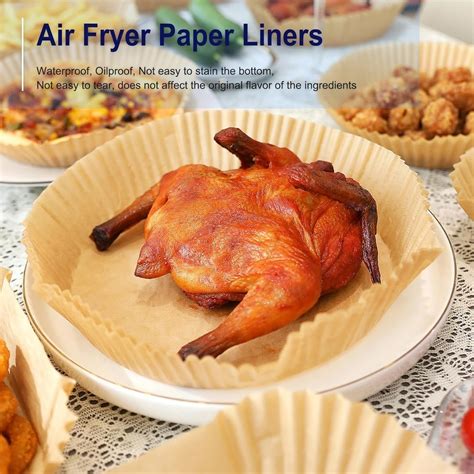 New Air Fryer Paper Disposable 50 Pcs Round Non Stick Air Fryer