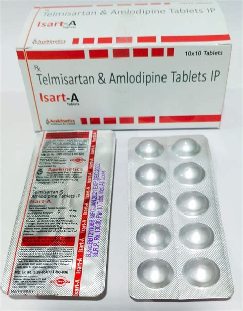 Telmisartan And Amlodipine Tablets Ip Prescription At Rs