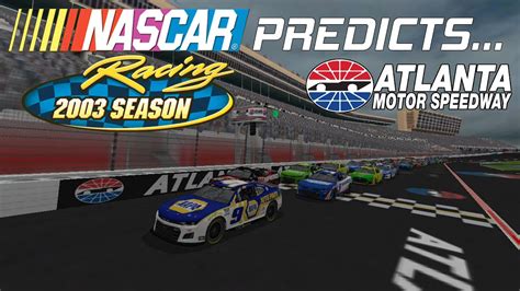 Nr Predicts Ncs Race Atlanta Motor Speedway Youtube