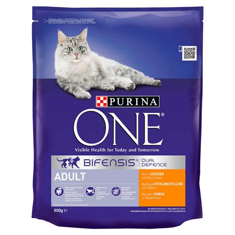 Purina One Adult Dry Cat Food Chicken And Wholegrains 800g Cat Food Iceland Foods