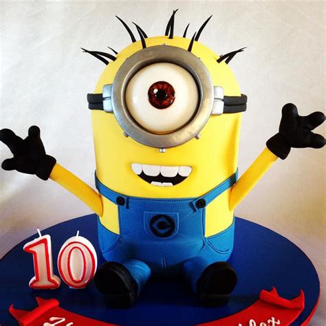 3d Minion Cake Decorated Cake By Ritzy Cakesdecor