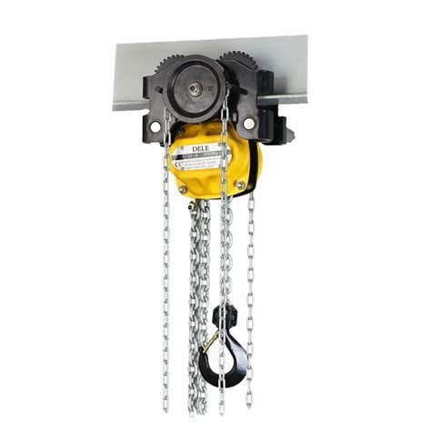 Mild Steel Chain Pulley Block Manual Hoist For Single Grinder Crane