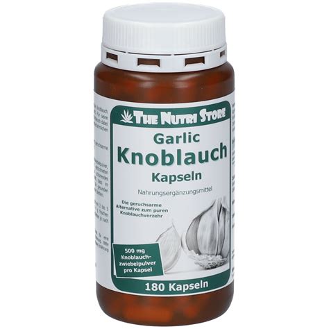 Knoblauch 500 Mg Kapseln 180 St Shop Apotheke