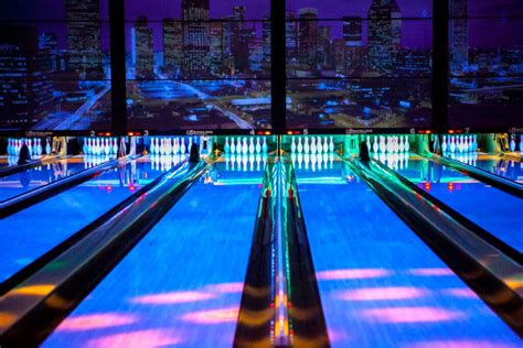 Cosmic Bowling Glow Bowling Times Square Entertainment Katy Tx