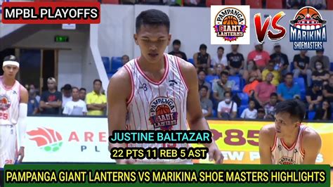 MPBL PLAYOFFS PAMPANGA VS MARIKINA HIGHLIGHTS GAME 2 BEST OF THREE