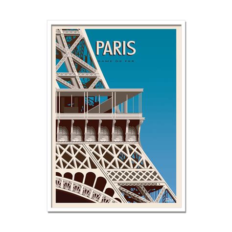 Affiche D Art Travel Posters Paris TuroMemoriesStudio