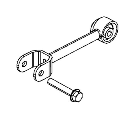 Dodge Avenger Link Assembly Toe Suspension Rear Cradle