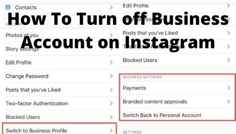 How To Turn Off Business Account On Instagram Bludwing