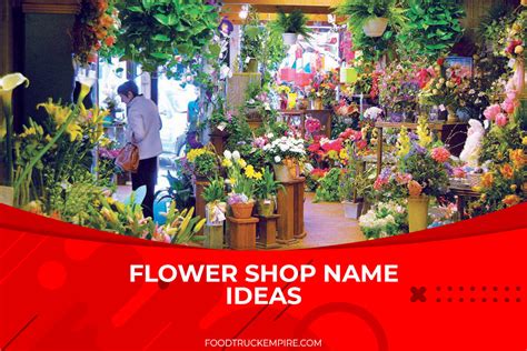 Flower Shop Name Ideas - Food Truck Empire