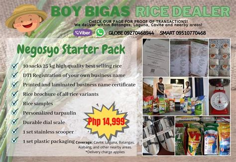 Boy Bigas Start Your Own Bigasan Business For As Low As