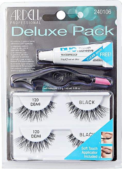 Faux Cils Avec Applicateur Et Colle 2 Paires Ardell Deluxe Pack 120