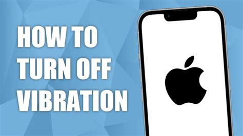 How To Turn Off Vibrations On IPhone YouTube