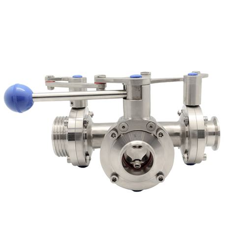 VBT Three Way Butterfly Valve Sanitary Three Way Butterfly Valve