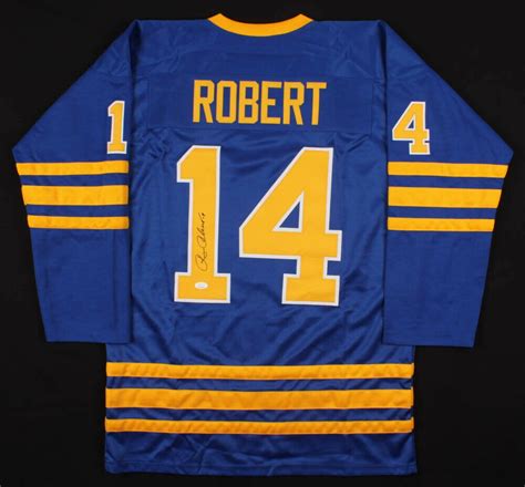 Rene Robert Autographed Signed Buffalo Sabres Jersey Jsa Coa The