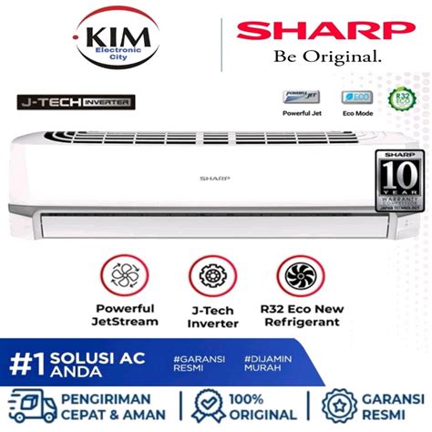 Jual AC SHARP THAILAND 2 PK AH X18ZY 2 PK INVERTER J TECH INVERTER