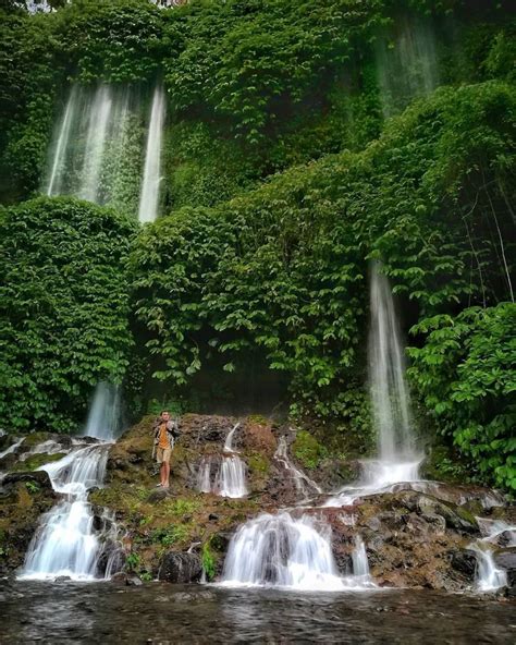 Air Terjun Benang Kelambu Wisata Di Lombok Yang Mendunia