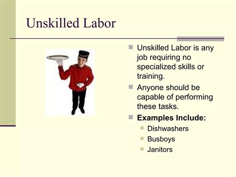 Wages And Skill Level Ppt