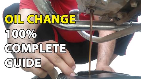 How To Change Engine Oil Full Complete Guide For Motorcycle Youtube