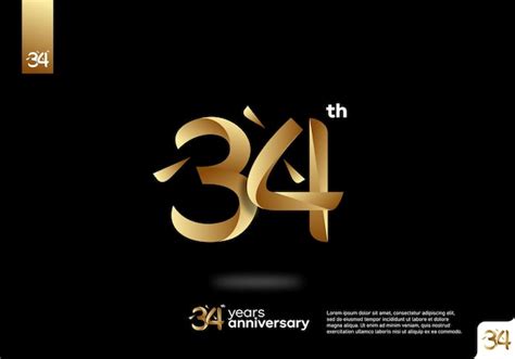 premium vector number  gold logo icon design  birthday logo