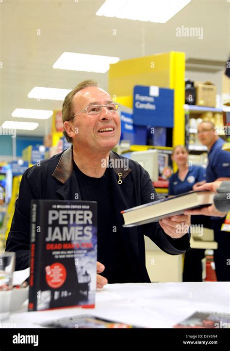 Shoreham Uk 6 June 2013 Author Peter James Signing Copies Of His New