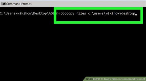 How To Copy Files In Command Prompt With Pictures Wikihow