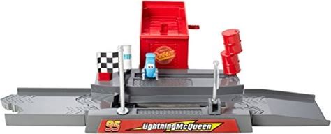 Mattel Disneypixar Cars Story Sets Piston Cup Pit Stop Play And Race Launcher Buy Online At The