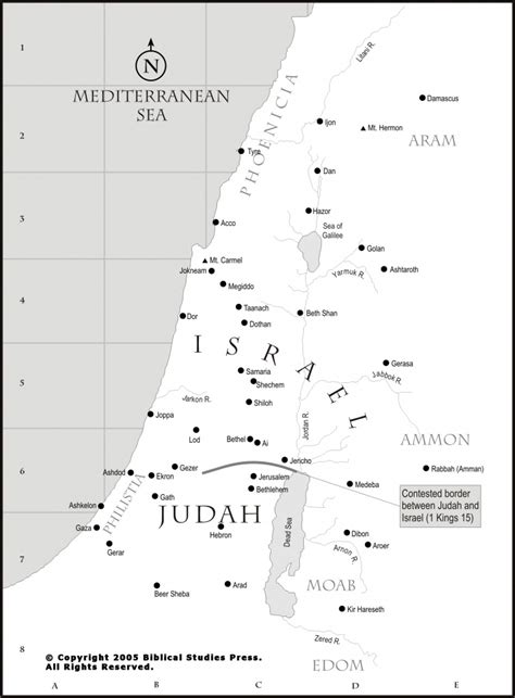 Printable Bible Maps