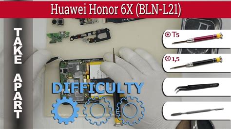 How To Disassemble Huawei Honor 6X BLN L21 Take Apart Tutorial YouTube