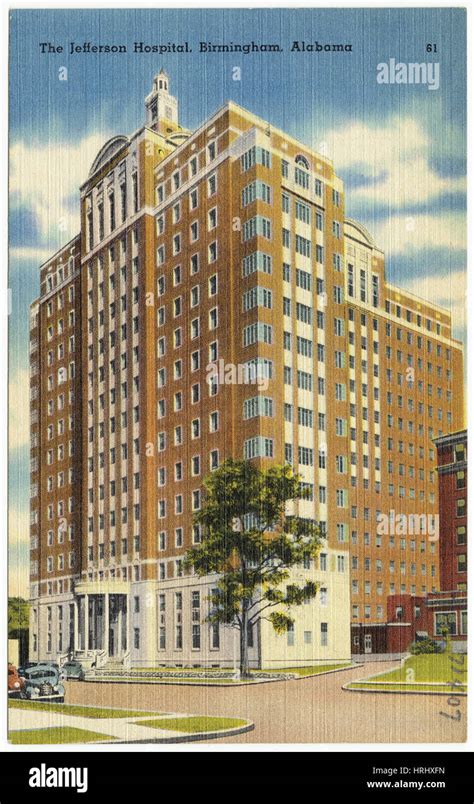 Collectibles Vintage Postcard Birmingham Al Jefferson Hospital Alabama Art And Collectibles Etna